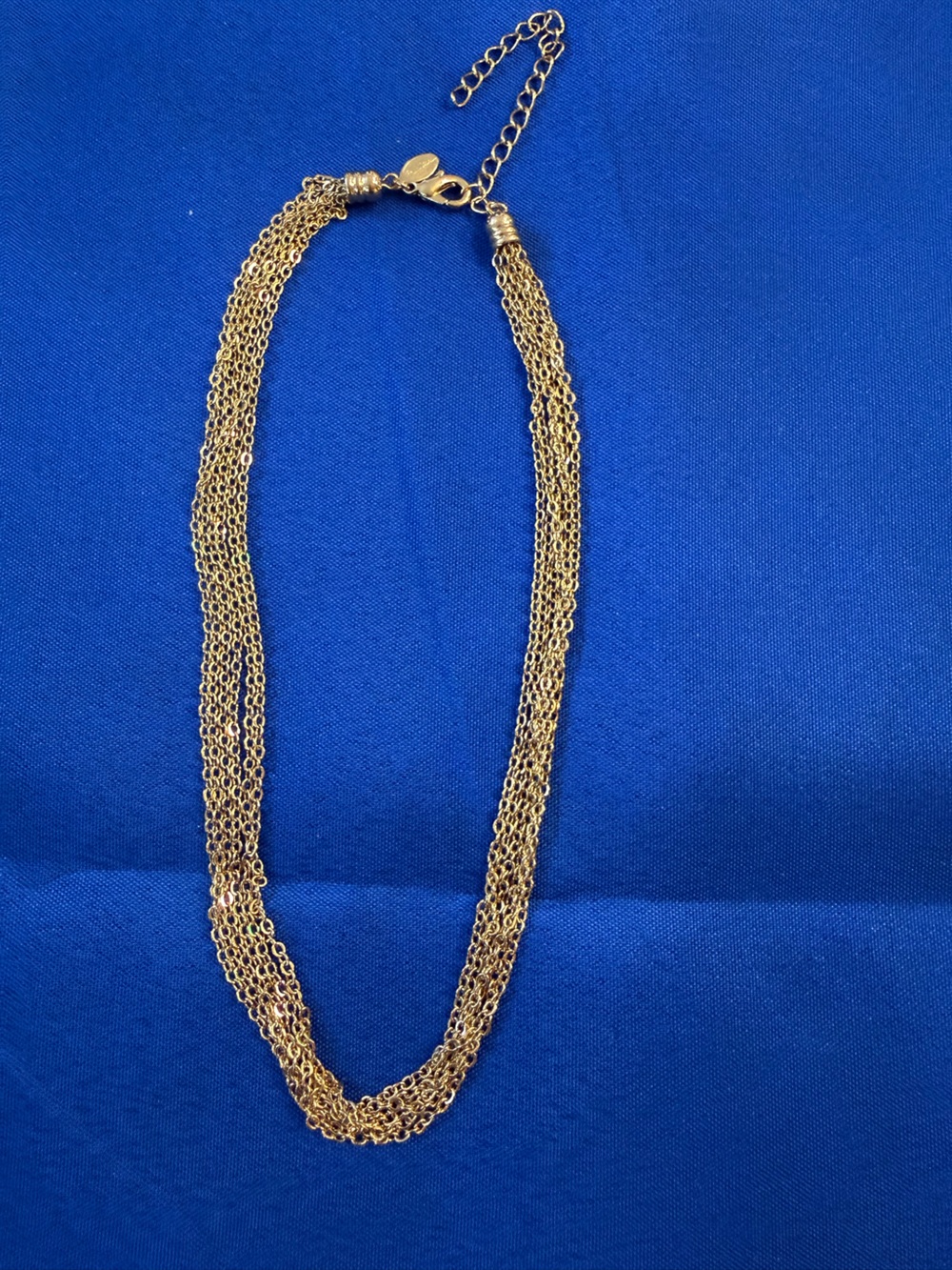 Park Lane Gold Multi-Strand Chain Necklace New